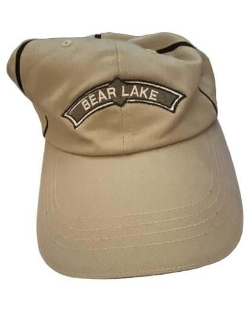 Bear Lake Baseball Cap Tan Mesh Strapback Hat